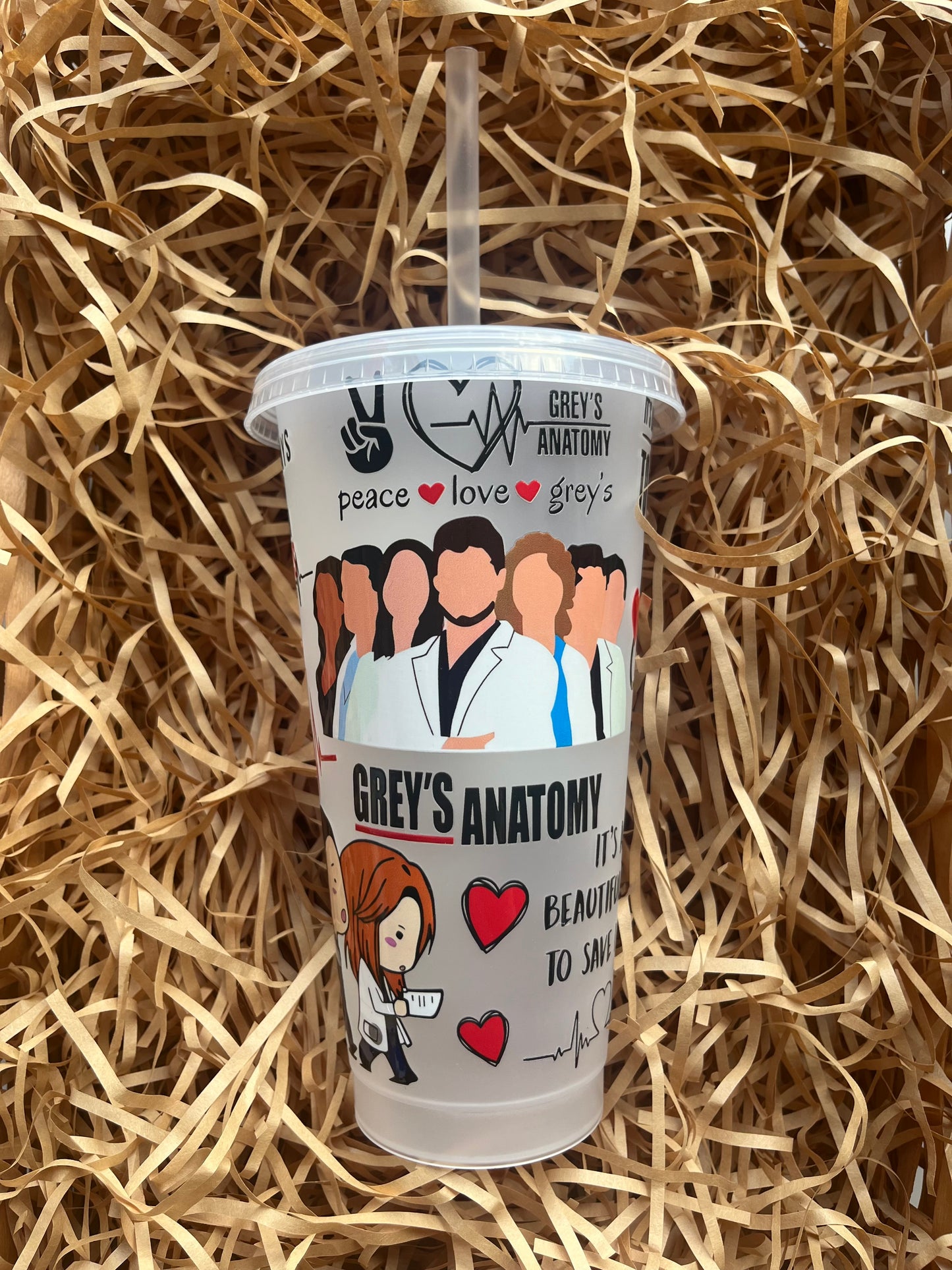 24oz Grey’s Anatomy cold cup