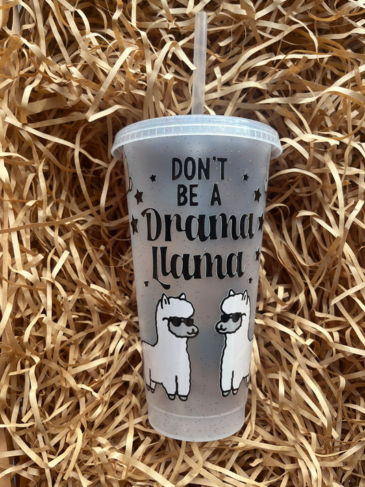24oz Drama llama cold cup