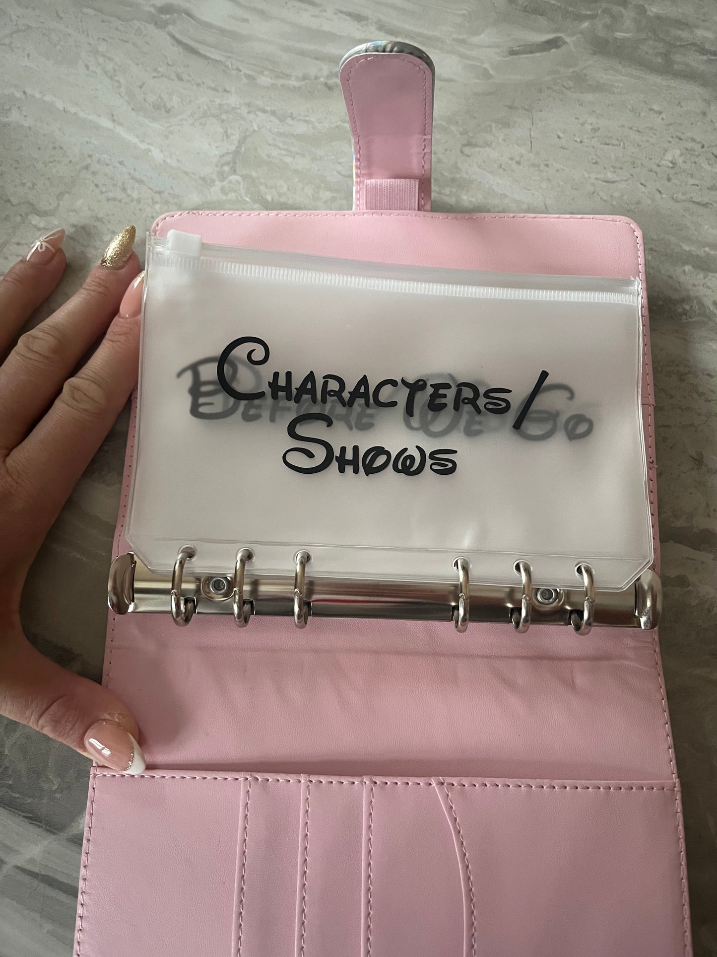 A6 Zipper Pouch For Budget Binder